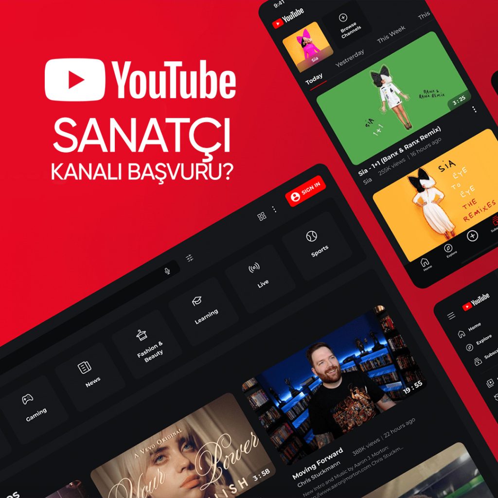 Youtube sanatçı kanalı